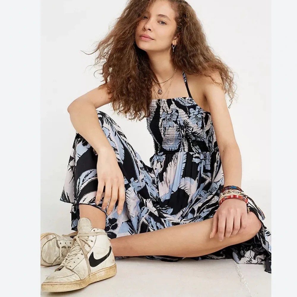 < Free People “Heat Wave” Floral High/Low Dress > - Picture 4 of 10